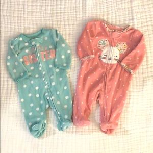 Carter’s NB sleep N’ play set